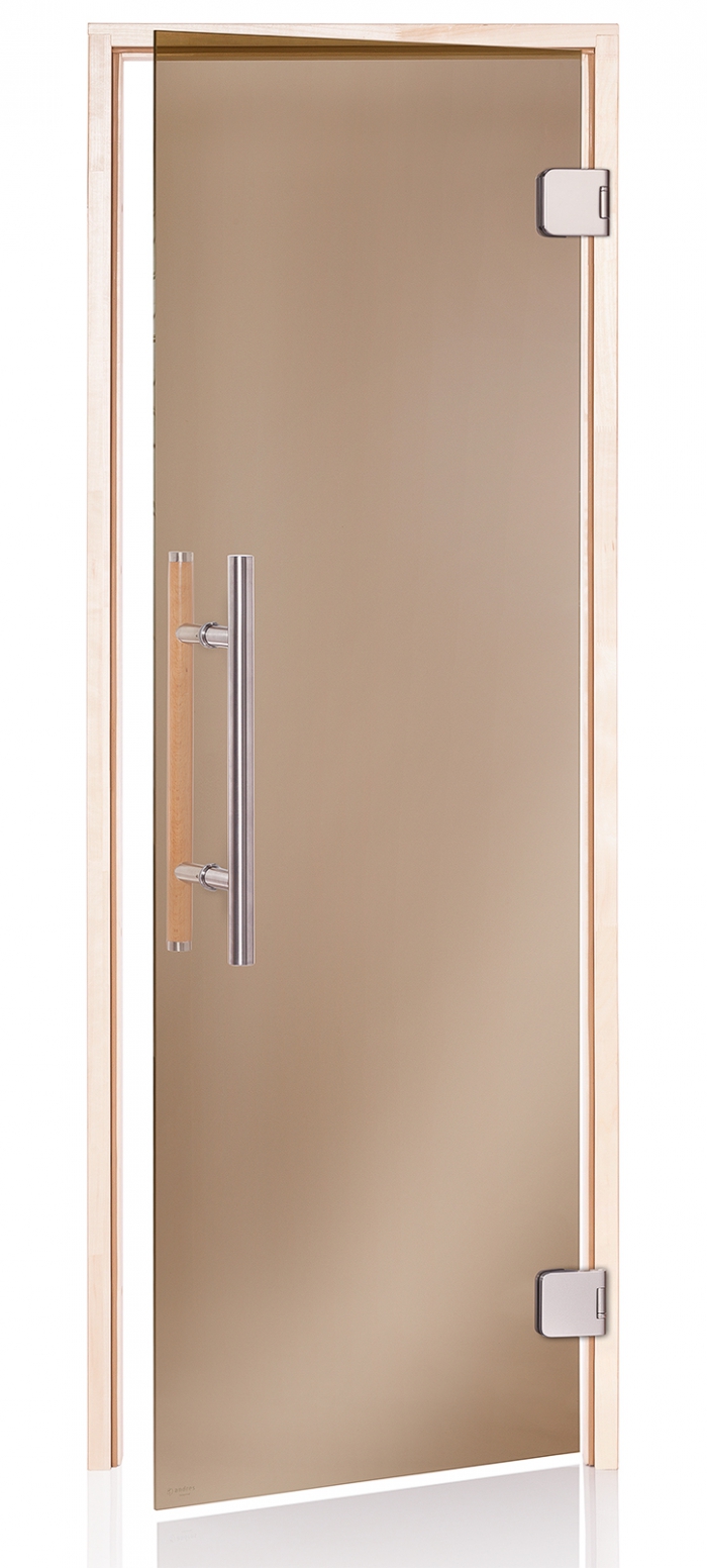 Dveře do sauny "A" Premium 7x20 Bronze 690x1990 mm Osika